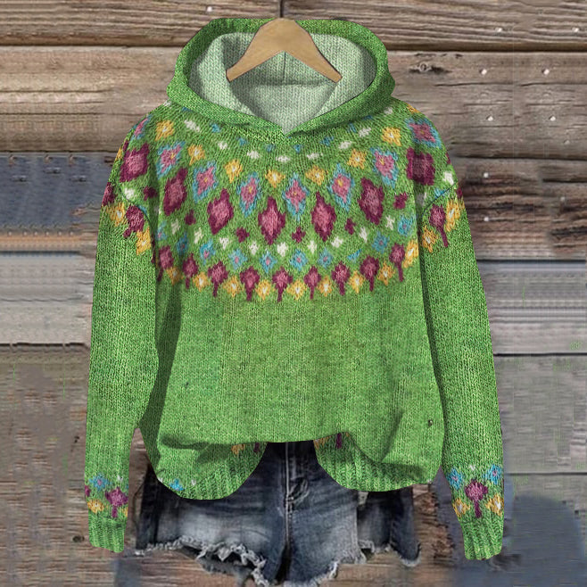 Women's Nordic Hoodie Green