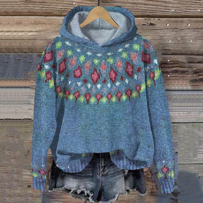 Women's Nordic Hoodie Blue