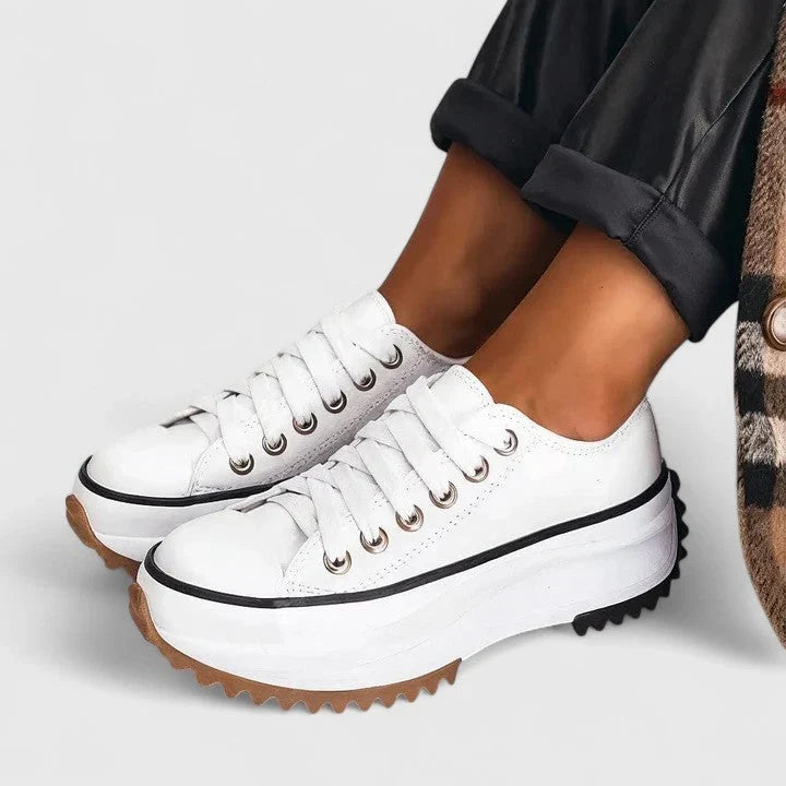 Women's Platform Sneakers White