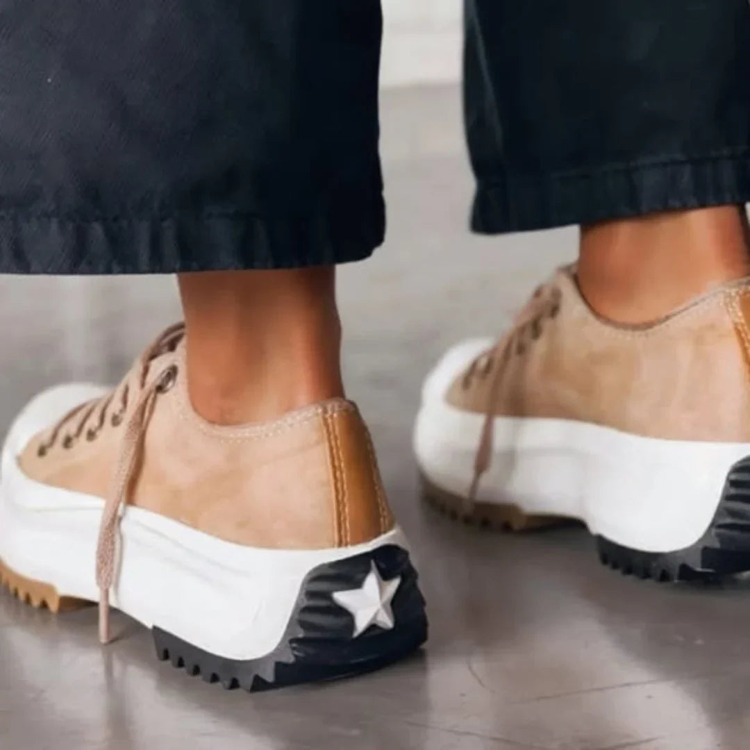 Women's Platform Sneakers Detail