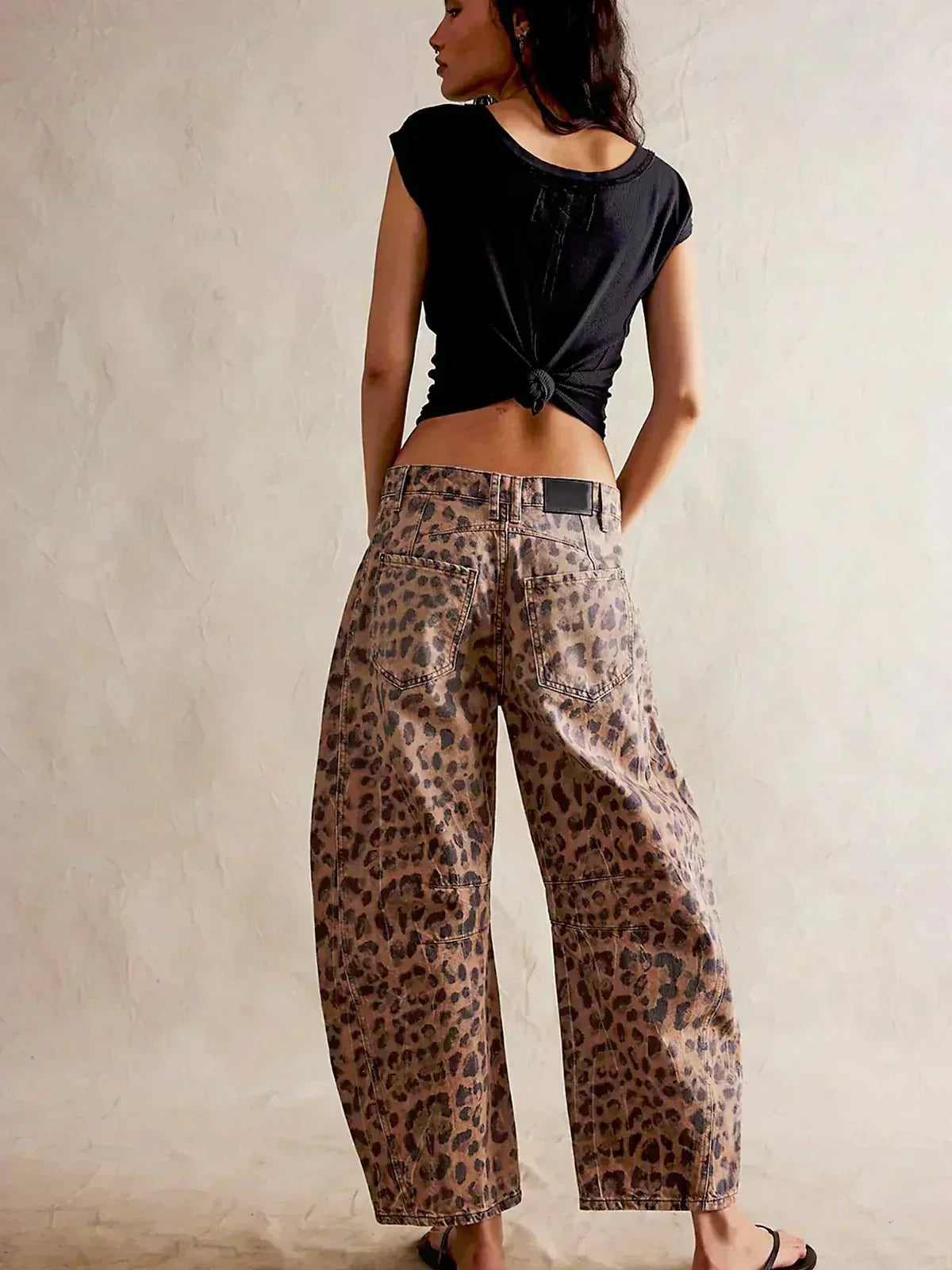 Women's Wide Leg Jeans Camel