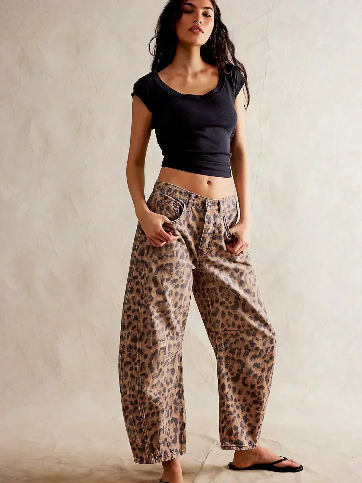 Women's Wide Leg Jeans Caramel