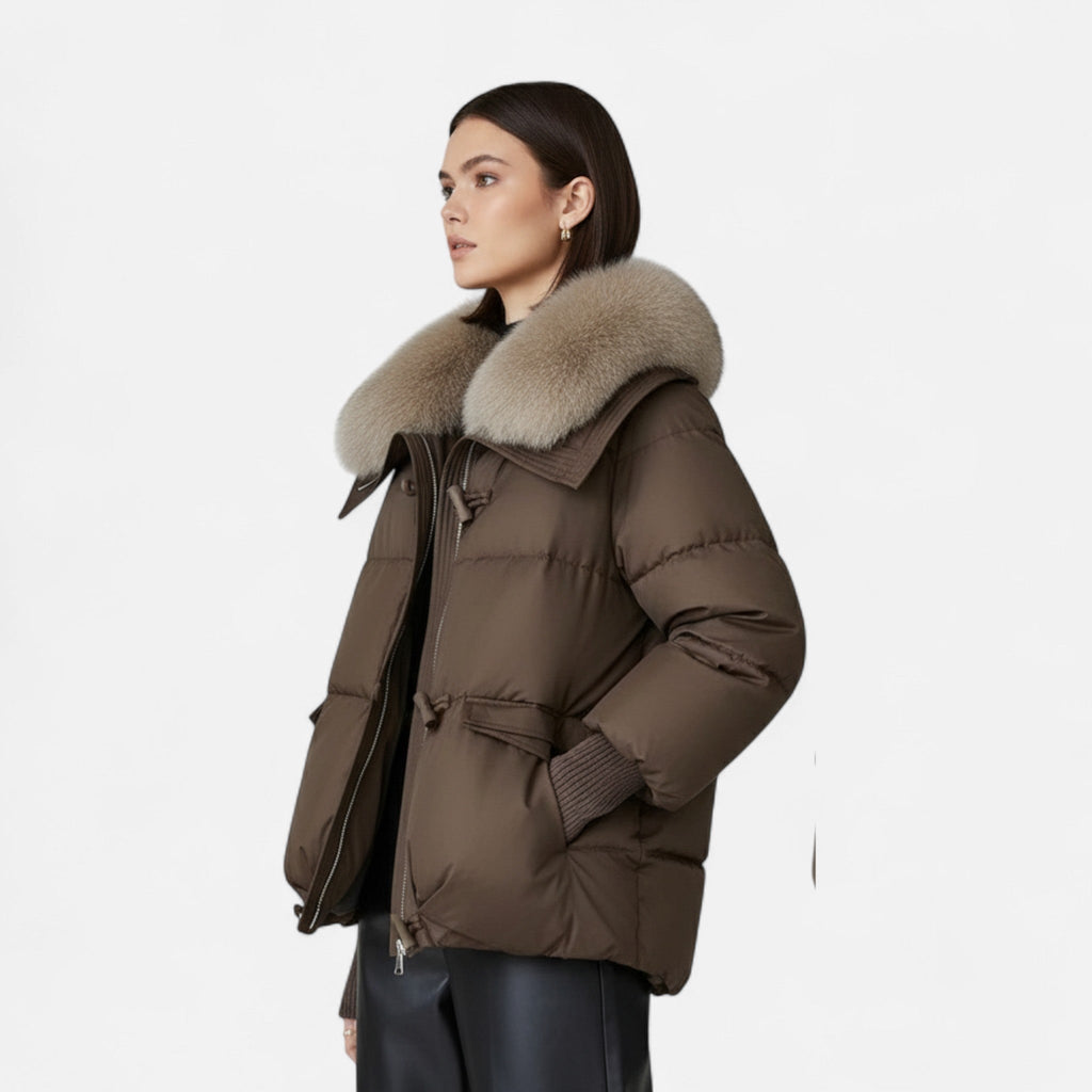 Women's Wrap Puffer Black