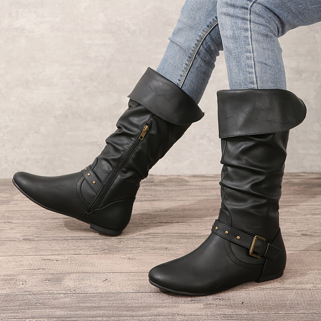 Women's Side-Zip Knee-High Winter Boot