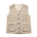 Women's Sherpa Vest Brown