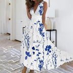 Women's floral maxi sundress - flower 1