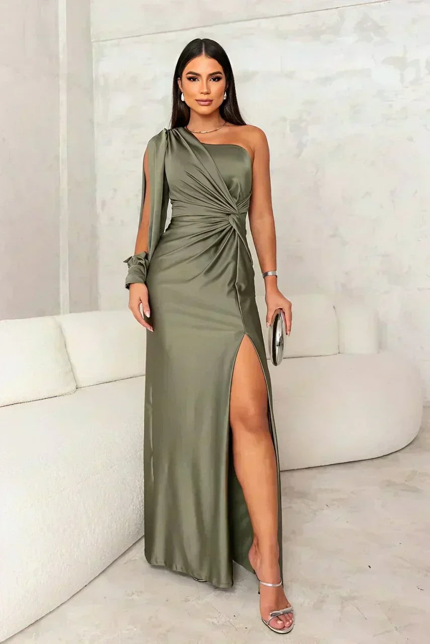 Caroline Evening Dress Green