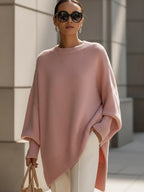 Women's Poncho Sweater Detail 2
