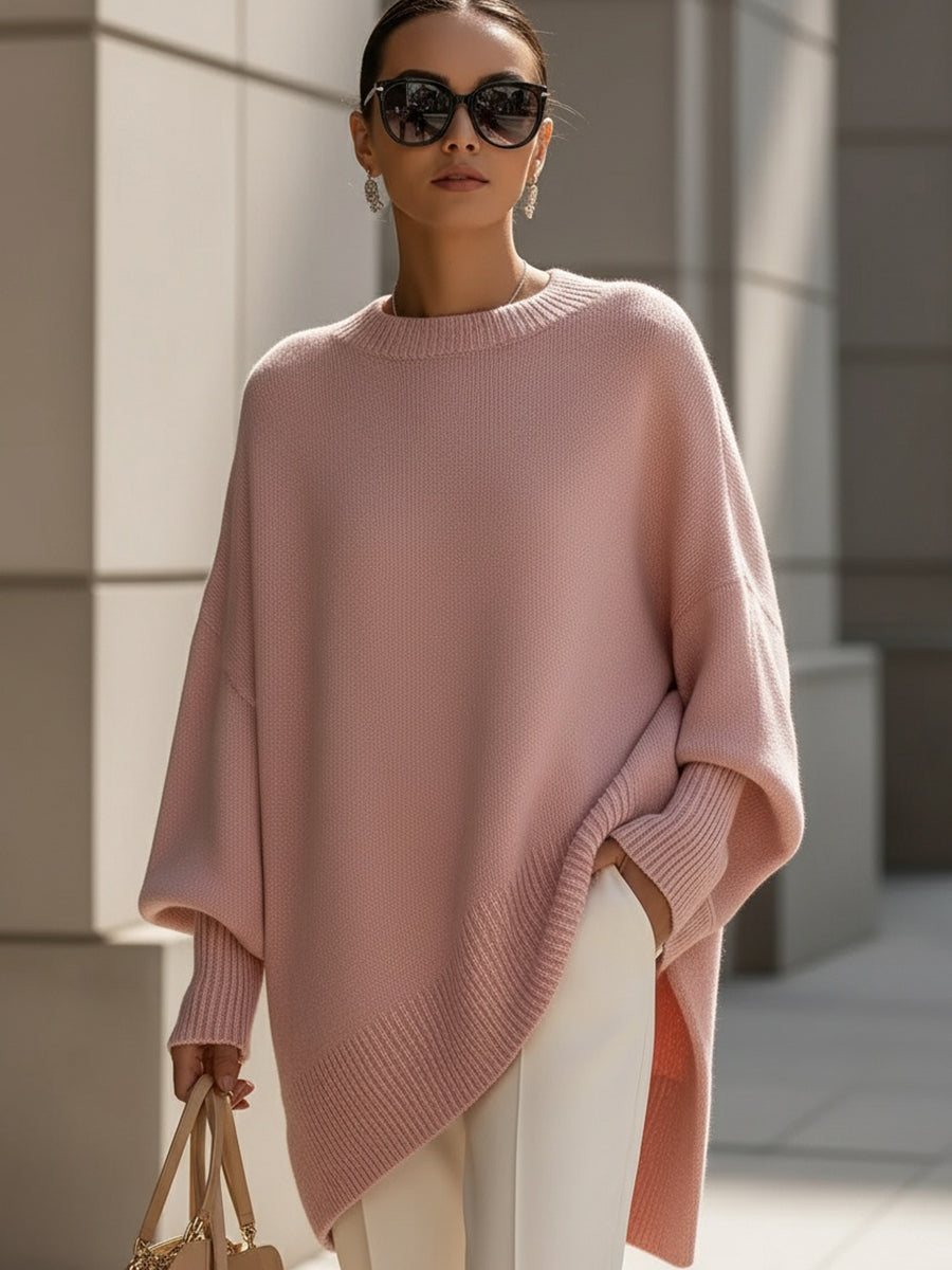 Women's Poncho Sweater Detail 2
