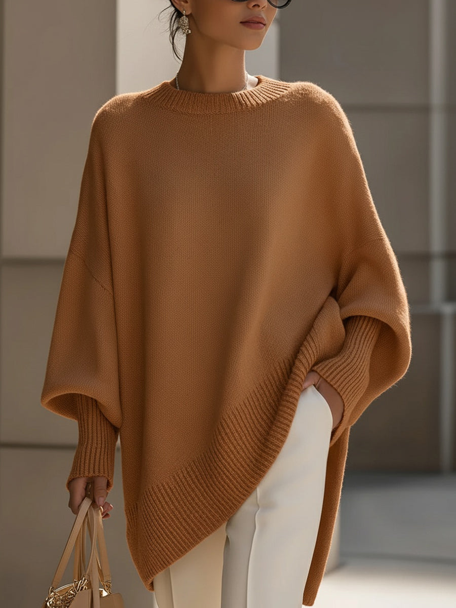 Women's Poncho Sweater Detail 4