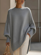 Women's Poncho Sweater Detail 5