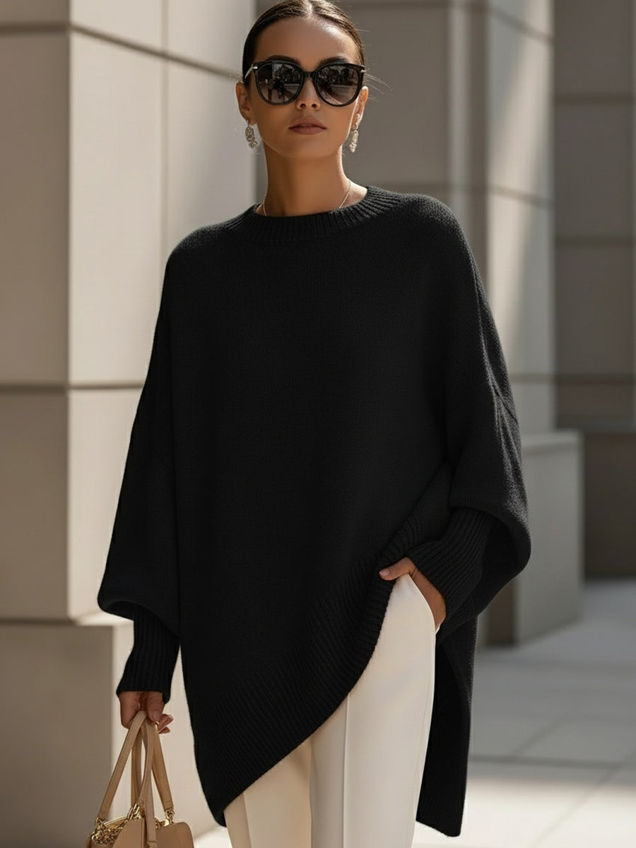 Women's Poncho Sweater Detail 6