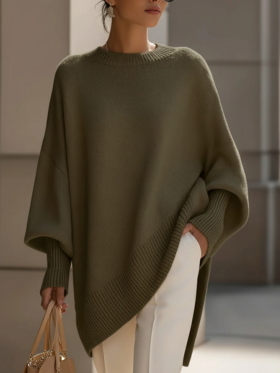 Women's Poncho Sweater Detail 7