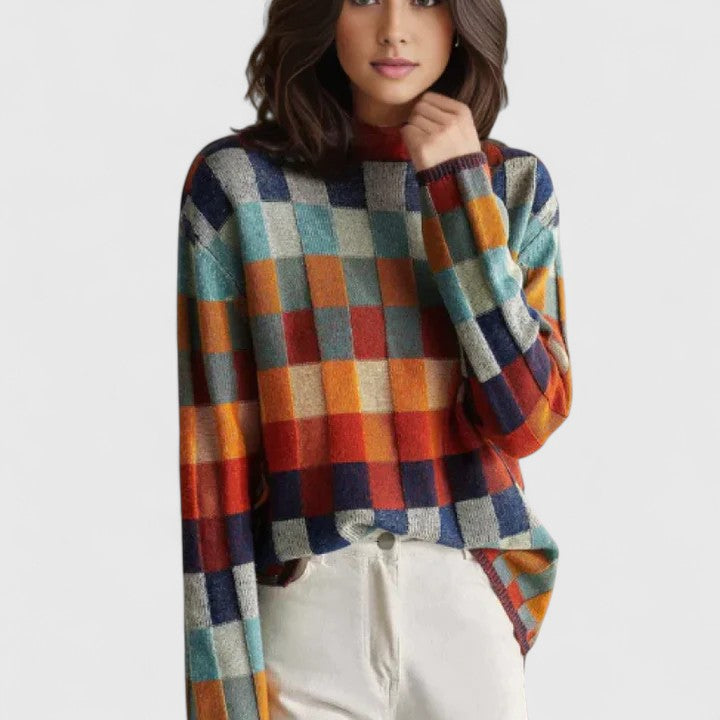 Multicolor Striped Open-Front Cardigan