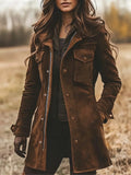 Women's Tailored Coat Brown