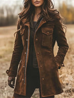 Women's Tailored Coat Brown
