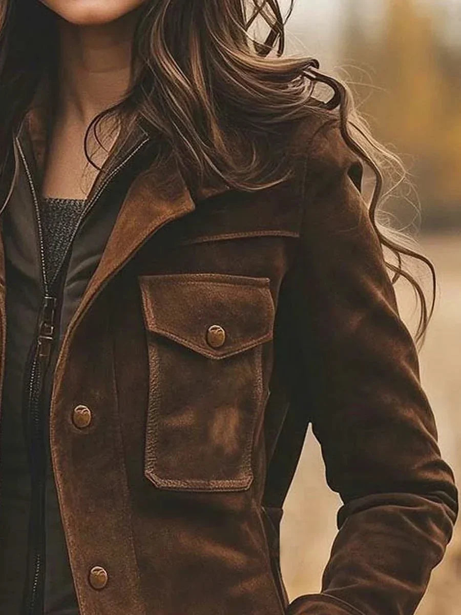 Women's Tailored Coat Detail