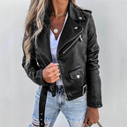 Women's Biker Jacket Detail 2