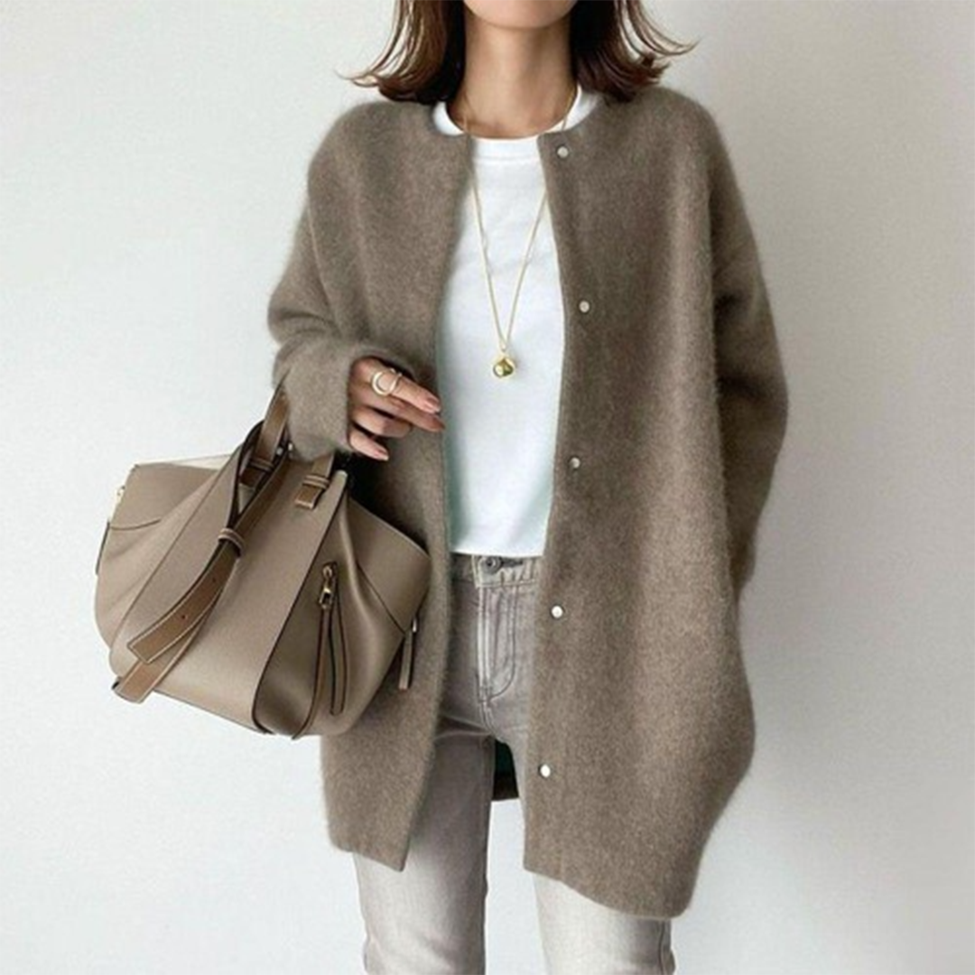Women's Cardigan Coffee