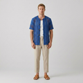 Mens Artisan Mesh Resort Shirt front view