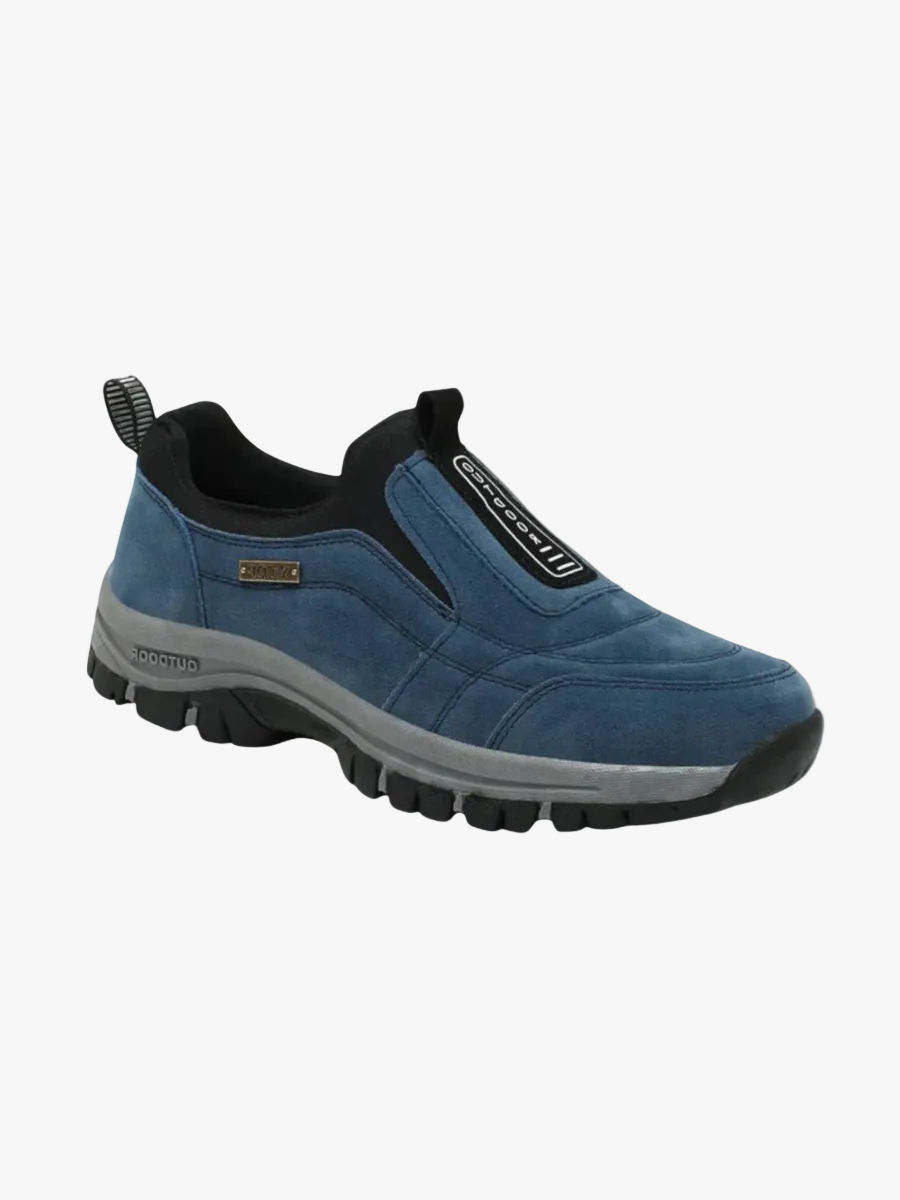 Men's slip-on suede sneakers - front