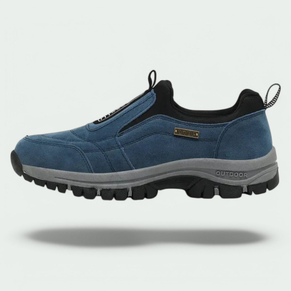 Men's slip-on suede sneakers - side