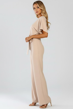 Women's Wide-Leg Jumpsuit detail
