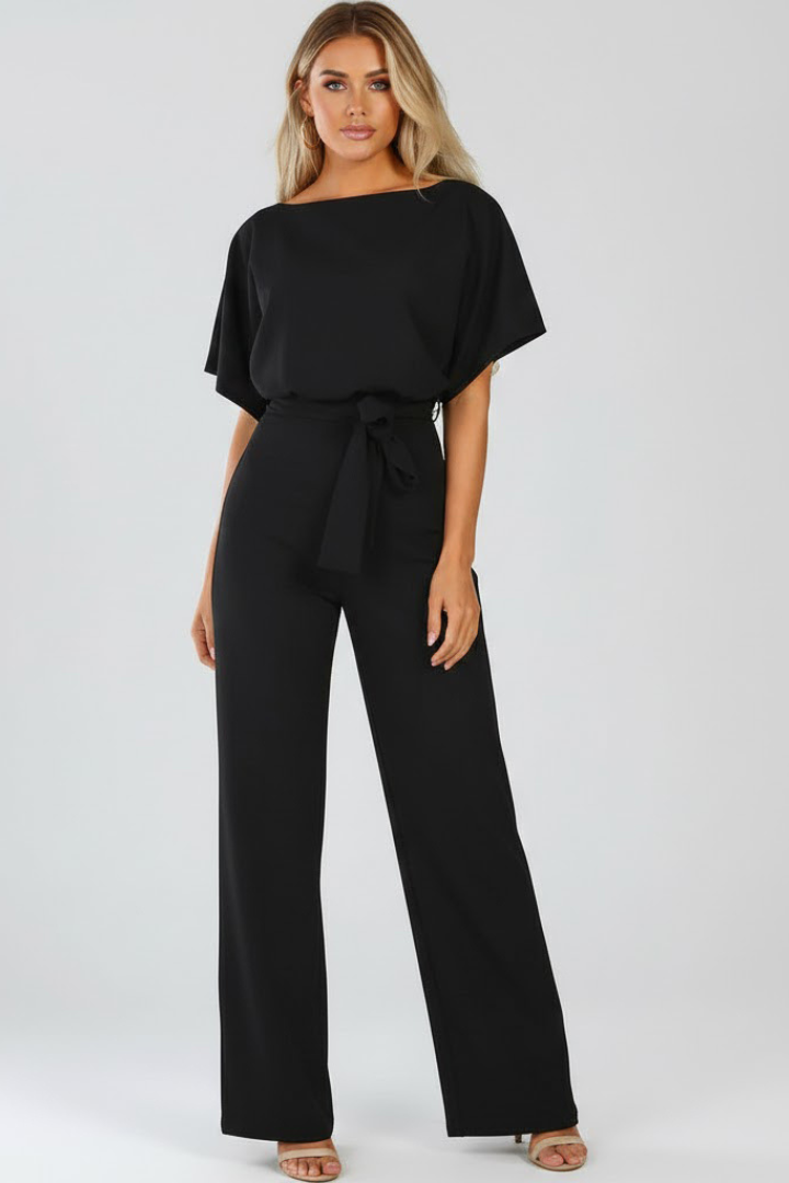Women's Wide-Leg Jumpsuit navy