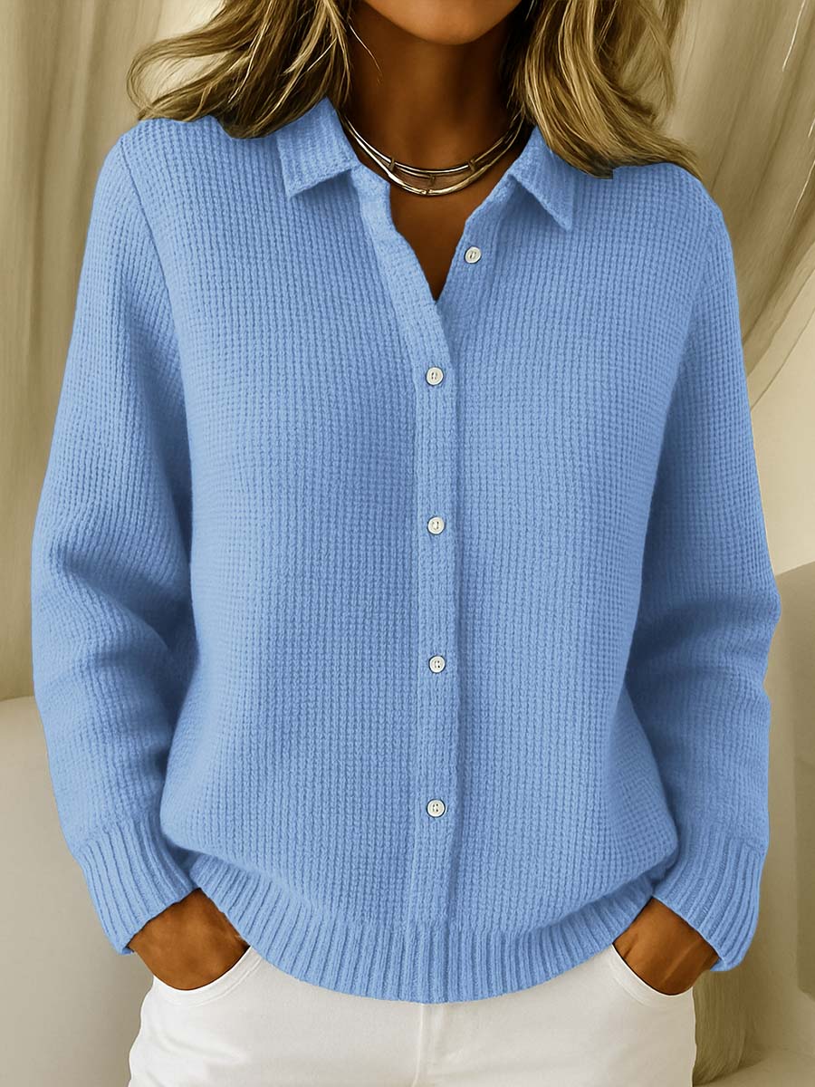 Women's Button-Up Shirt Blue