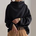 Women's High Neck Top Black