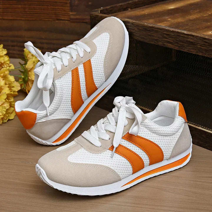 Men's lace-up low-top sneakers in purple