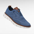Men's Knit Mesh Lace-Up Sneakers with Cushioned Sole