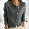 Women's Asymmetrical Cardigan Gray