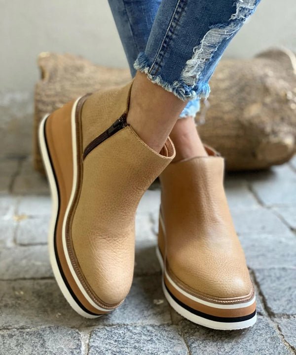 Women's Wedge Boots Blue
