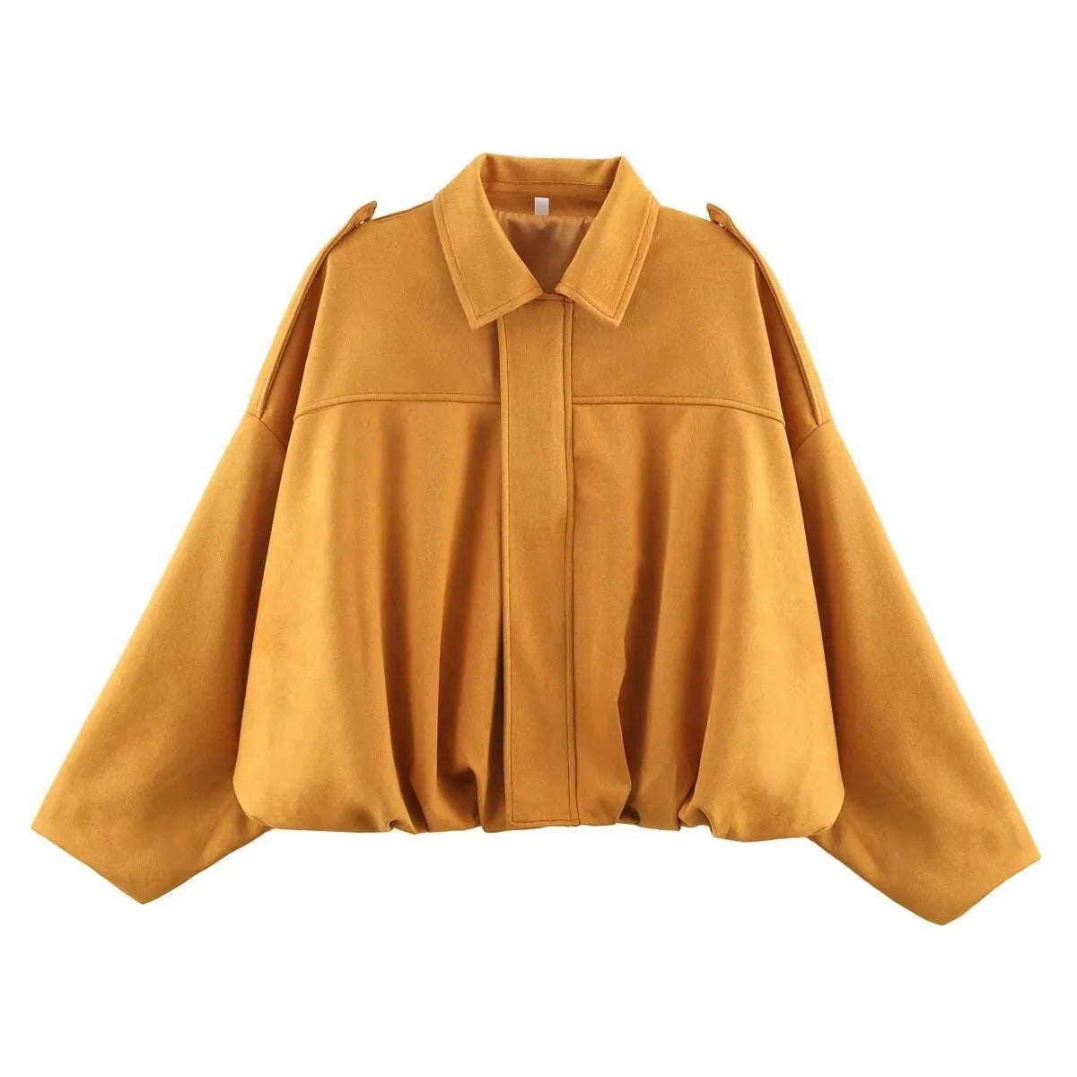 Women's Suede Bomber Jacket