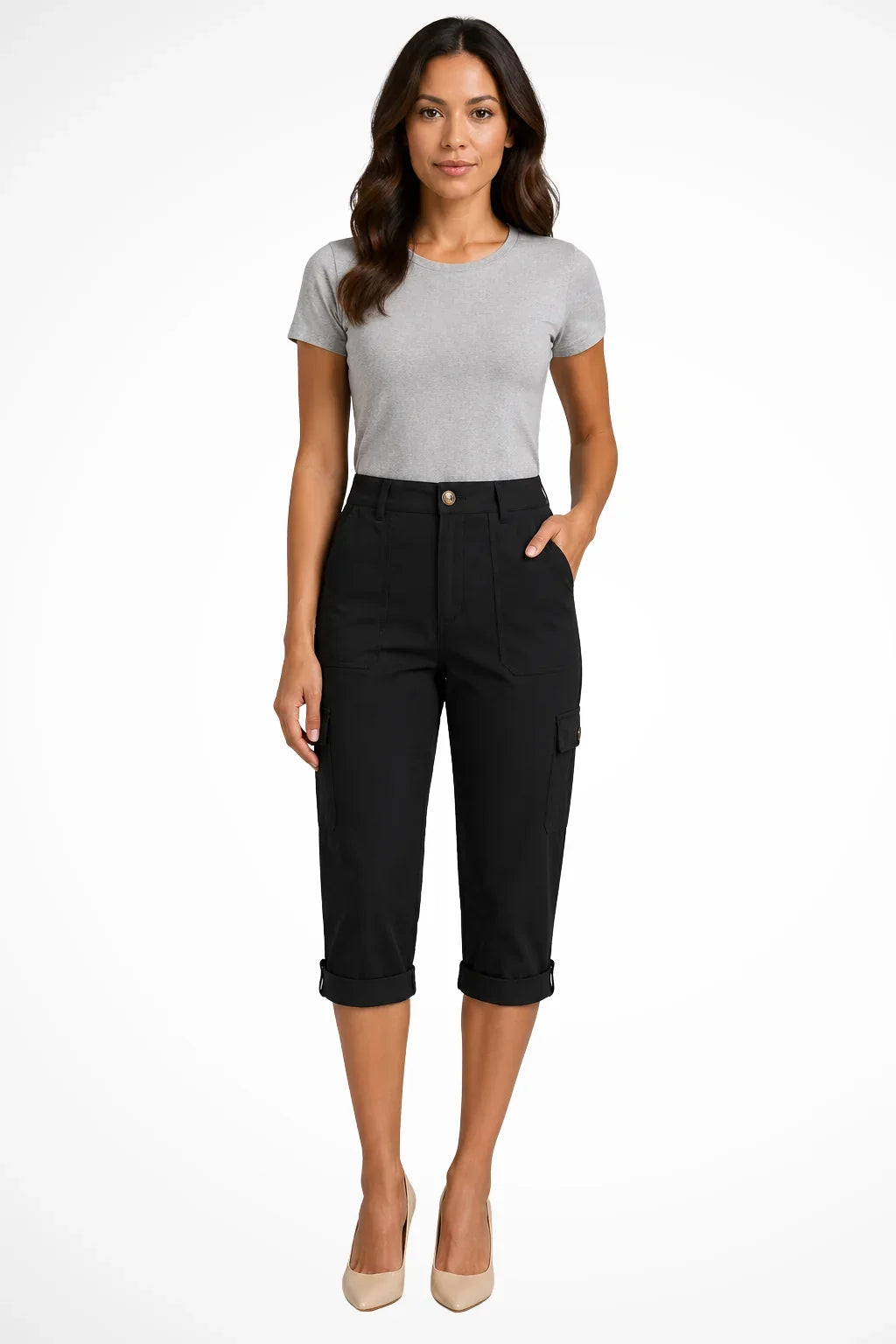 Women's Cargo Pants Black
