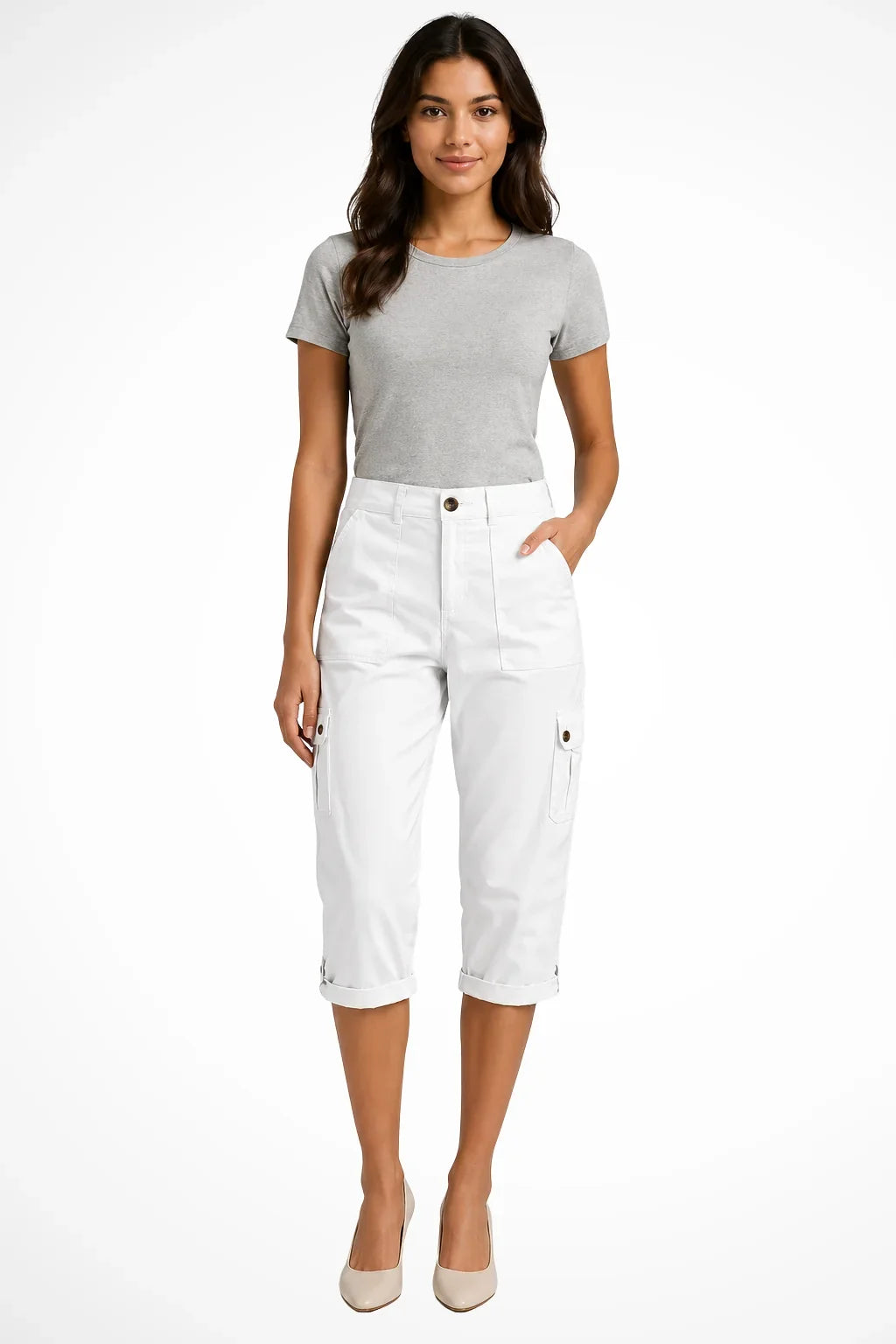 Women's Cargo Pants Army Green