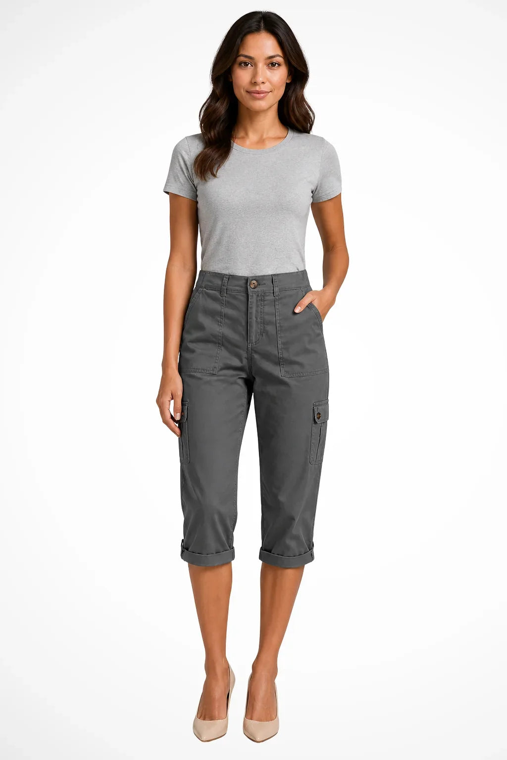 Women's Cargo Pants Khaki