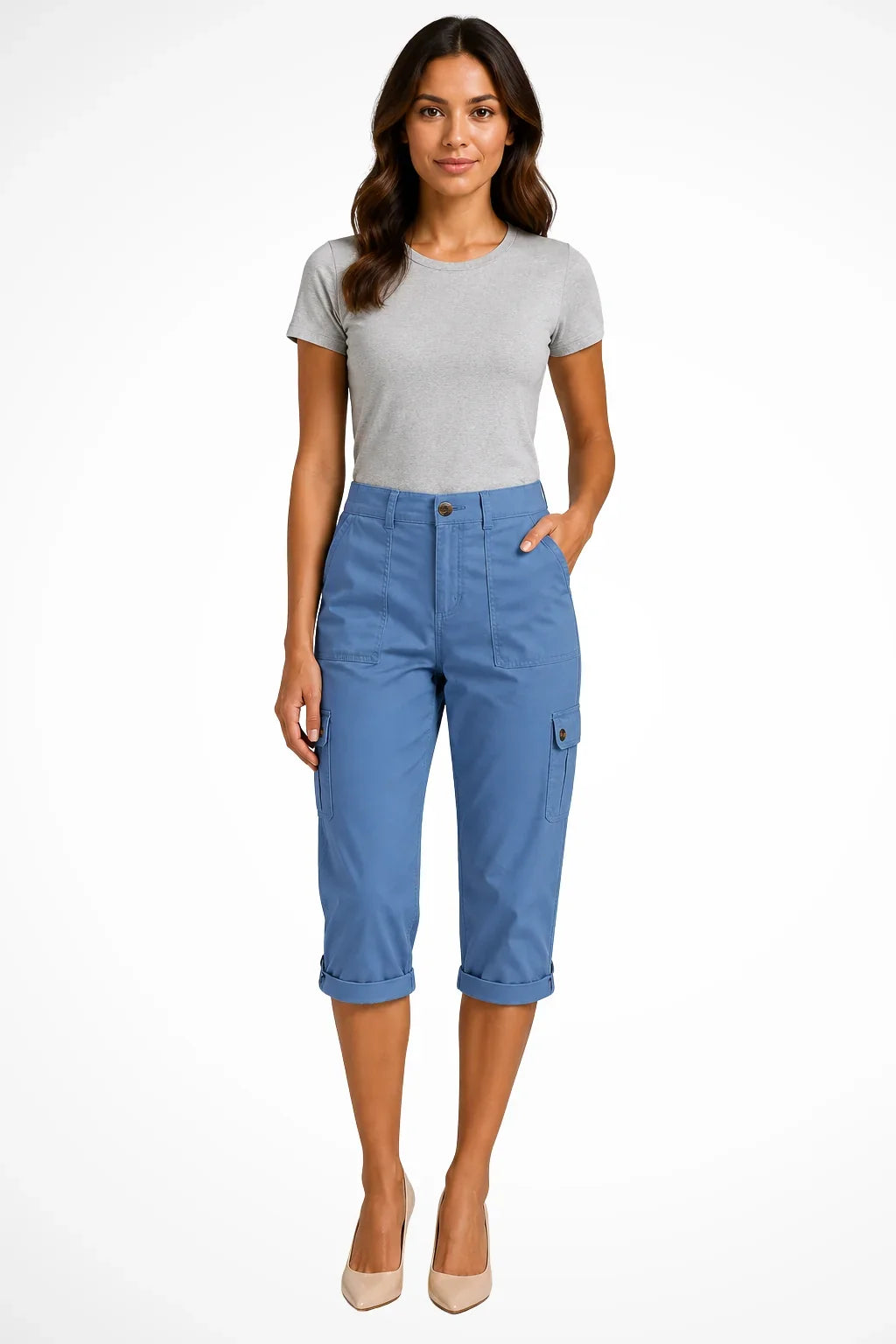 Women's Cargo Pants Blue