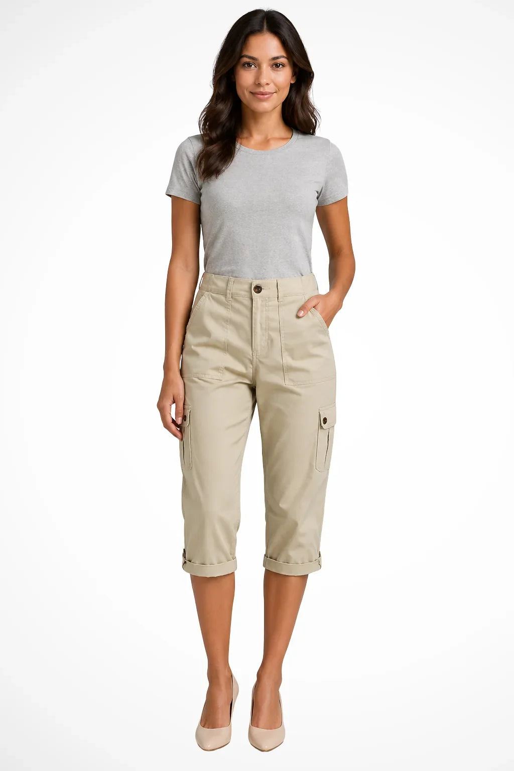 Women's Cargo Pants White
