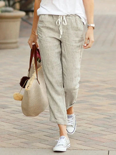 Women's Chino Trousers Beige