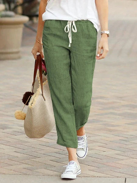 Women's Chino Trousers Red
