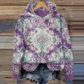 Women's Bohemian Hoodie Lavender
