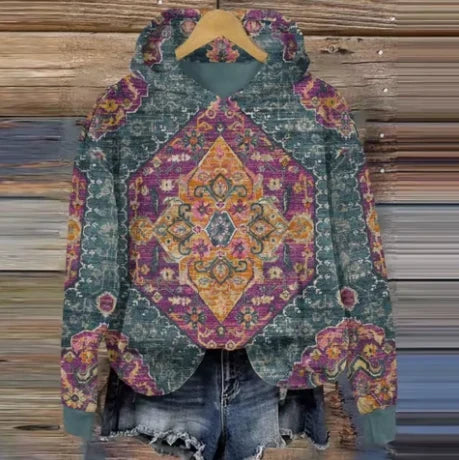 Women's Bohemian Hoodie Amber