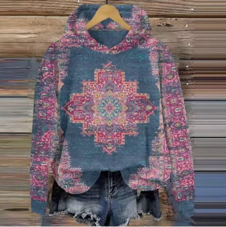 Women's Bohemian Hoodie Rose