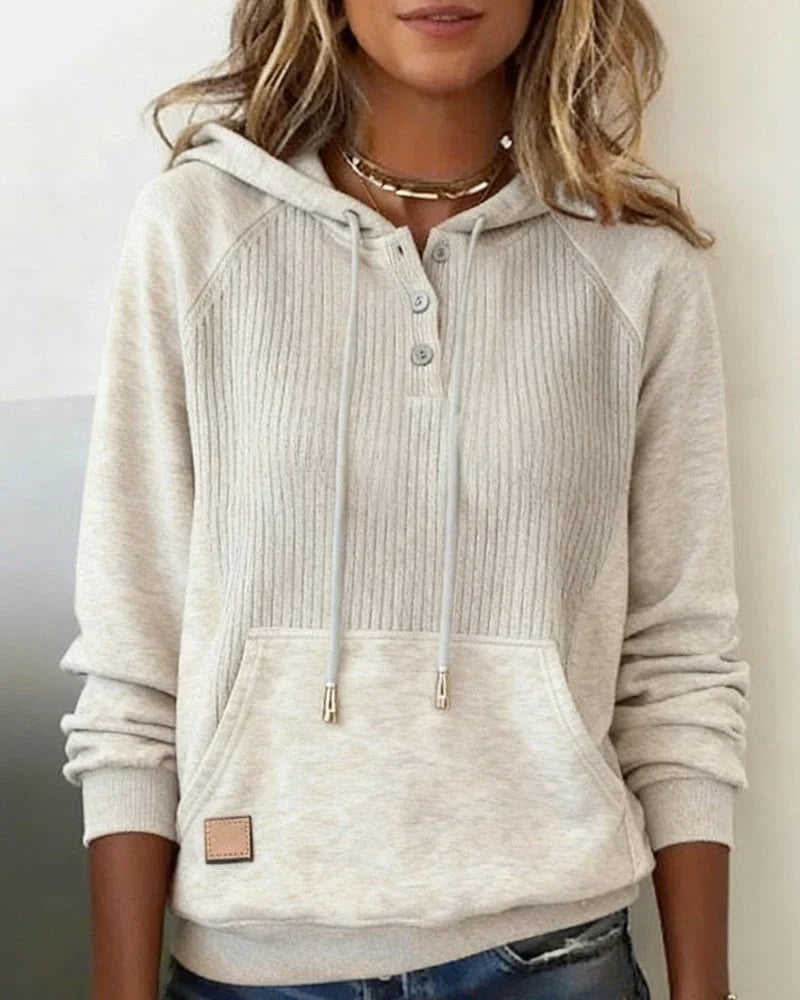 Women's Button-Up Hoodie Back