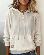 Women's Button-Up Hoodie Back