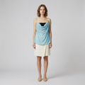 Womens Draped Neck Cami Blouse front view