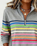 Women's Quarter Zip Pullover Navy