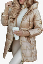 Women's Shell Puffer Beige
